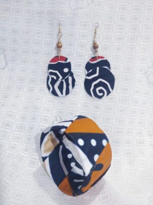 Conjunto Afro Pulseira e Brinco