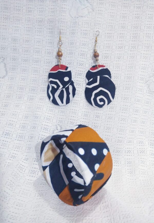 Conjunto Afro Pulseira e Brinco